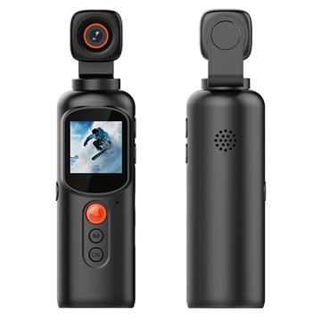 LK2316 Handgeführte 4K Ultra HD Gimbal-Kamera mit WiFi-Streaming - Schwarz