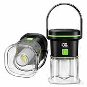 LY27 - Wasserdichte Campinglampe mit 7 Leuchtmodi - Schwarz