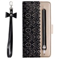 Lace Pattern Samsung Galaxy Note10+ Schutzhülle mit Geldbörse