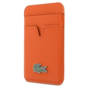 Lacoste Iconic Petit Pique Magnetkartenhalter - MagSafe-kompatibel - Orange