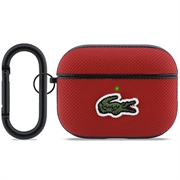 AirPods Pro 3 Lacoste Petit Pique Croc Logo Patch Hülle - Rot