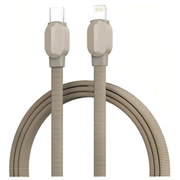 Ldnio LC212i - Geflochtenes USB-C-zu-Lightning-Schnellladekabel - 2m, 30W - Titangold