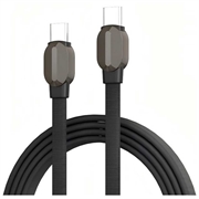 Ldnio LC212C geflochtenes USB-C-Schnellladekabel - 2m, 65W - Grau