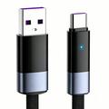Ldnio LS242Q USB-A-zu-USB-C-Kabel mit 100W Schnellladefunktion - 2m - Schwarz