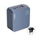 Ldnio Q8 100W GaN-Schnellladegerät - 3x USB-C, USB-A, Lightning - Blau