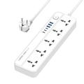 Ldnio SC5614 Steckdosenleiste mit 5 Steckdosen und 6 USB-Anschlüssen - 2m, EU-Stecker