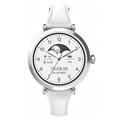 Ldnio SW02 Damen-Smartwatch mit Herzfrequenz- und Blutsauerstoffmessung – Silber