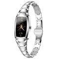 Lemfo H8 Pro Bluetooth-Smartwatch für Damen - Silber