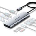 Lemorele TC91 10-in-1-USB-C-Hub - Grau