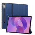 Lenovo Idea Tab Pro Dux Ducis Domo Tri-Fold Smart Folio Hülle - Blau