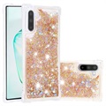 Liquid Glitter Serie Samsung Galaxy Note10 TPU Hülle - Gold