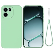OnePlus Nord CE6 Liquid Silikonhülle mit Handschlaufe - Grün
