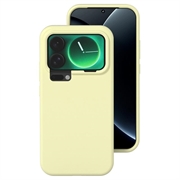 Xiaomi 17 Pro Max Flüssig-Silikonhülle - Gelb