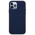 iPhone 14 Pro Liquid Silikonhülle - Mitternachtsblau