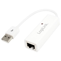 LogiLink UA0144B USB 2.0 zu Fast Ethernet Adapter - 100Mbps - Weiß