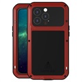 Love Mei Powerful iPhone 13 Pro Hybrid Hülle - Rot