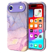 iPhone Air Luxus Marmor Hybrid Hülle - Purpur / Rosa