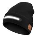 M1-BTD3 LED-Mütze mit Bluetooth-Lautsprechern - Weißes Licht - Schwarz