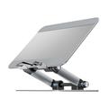 Verstellbarer Tablet-/Laptop-Ständer aus Aluminiumlegierung M10 - Silber