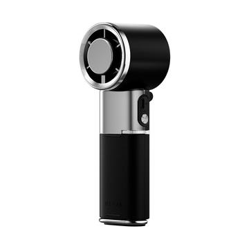 MF119 Handventilator mit 100 Geschwindigkeiten und einziehbarem USB-C-Kabel - Schwarz