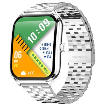 MT61 Ultradünne Smartwatch mit AMOLED-Display - Silber