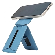 MagSafe-kompatibler Ständer / Selfie-Stick mit Kartenhalter für das iPhone - Blau