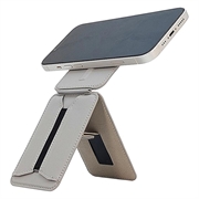 MagSafe-kompatibler Ständer / Selfie-Stick mit Kartenhalter für das iPhone - Grau