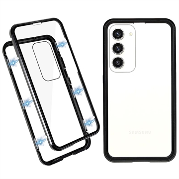 Samsung Galaxy S23 5G Magnetisches Cover mit Panzerglas
