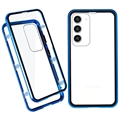 Samsung Galaxy S23 5G Magnetisches Cover mit Panzerglas - Blau