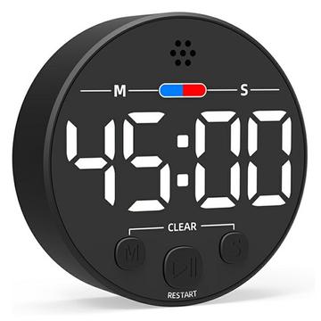 Magnetischer LED-Countdown-Timer GL320 mit Digitalanzeige - Schwarz / Weiß