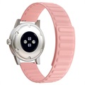 Samsung Galaxy Watch4/Watch4 Classic/Watch5/Watch6 Magnetische Silikon Sportarmband - Rosa