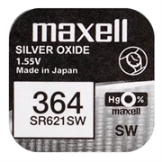 Maxell 364/SR621SW Silberoxid-Uhrenbatterie 1.55V