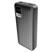 Maxlife MXPB-07 Dual-USB-Powerbank 20000mAh - Schwarz