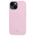 iPhone 15 Plus Mercury Goospery Glitter TPU Hülle - Rosa