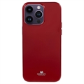 iPhone 15 Pro Max Mercury Goospery Glitter TPU Hülle - Rot
