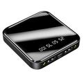 Mini-Powerbank 10000mAh mit zwei USB-Anschlüssen und LCD-Display