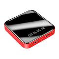 Mini Power Bank 20000mAh - 2x USB - Rot