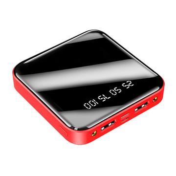Mini Power Bank 20000mAh - 2x USB - Rot