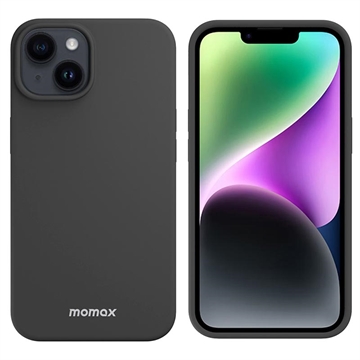 Momax Silicone 2.0 iPhone 14 Hybrid Hülle - Schwarz