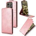 Motorola Edge (2026) Vertikal Flip Hülle mit Ständer - Roségold