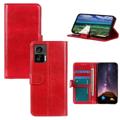Motorola Edge 30 Neo Wallet Schutzhülle mit Magnetverschluss - Rot