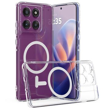 Motorola Edge 60 Pro Hybrid Hülle - MagSafe-kompatibel - Durchsichtig