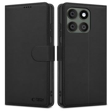 Motorola Edge 60 Pro Tech-Protect Wallet Hülle M. Magnet & Stand - Schwarz