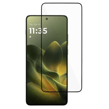 Motorola Edge 70 Vollabdeckung Panzerglas - 9H - Schwarzer Rand