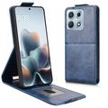 Motorola Edge 70 Max Vertikal Flip Hülle mit Ständer - Dunkelblau