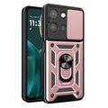 Motorola Moto G (2025) Drehring-Hybrid Hülle mit Kameraschutz