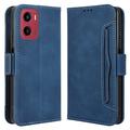 Motorola Moto G05/E15 Cardholder Serie Wallet Hülle - Blau