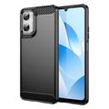 Motorola Moto G06/G06 Power Gebürstete TPU Hülle - Karbonfaser