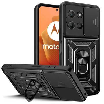 Motorola Moto G15 Tech-Protect CamShield Pro Hülle - Schwarz