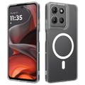 Motorola Moto G15/G15 Power/G17/G17 Power Hybrid Hülle - MagSafe-kompatibel - Durchsichtig